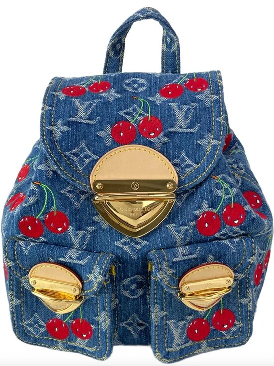 Louis Vuitton x Takashi Murakami Cherry Venice NM Denim Monogram main image 6